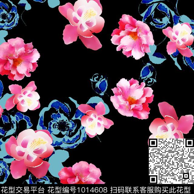 NGXL-95.jpg - 1014608 - 少女 休闲 花卉 - 传统印花花型 － 童装花型设计 － 瓦栏