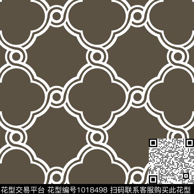 Trellis_Chain-V1-01.jpg - 1018498 - 条纹 纹理 欧洲 - 传统印花花型 － 床品花型设计 － 瓦栏