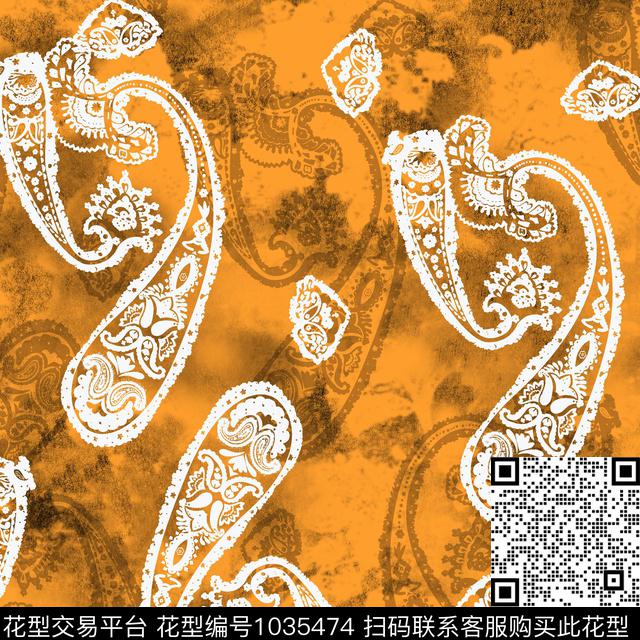 81-16.jpg - 1035474 - 几何 佩斯利 民族风 - 数码印花花型 － 女装花型设计 － 瓦栏