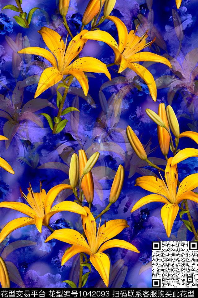 4-7-2.jpg - 1042093 - 数码花型 抽象 花卉 - 数码印花花型 － 女装花型设计 － 瓦栏