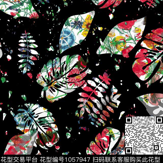 18-05-07.jpg - 1057947 - 数码花型 抽象 花卉 - 数码印花花型 － 女装花型设计 － 瓦栏