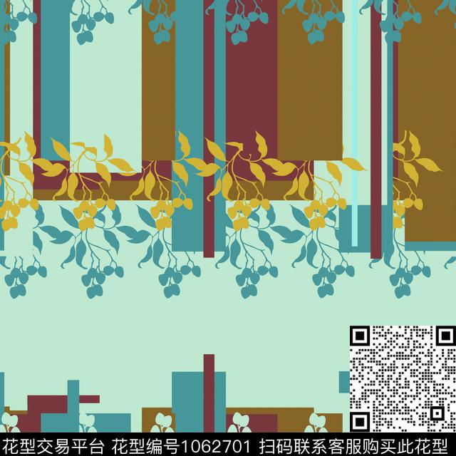 剪影.jpg - 1062701 - 数码花型 抽象 男装 - 数码印花花型 － 方巾花型设计 － 瓦栏