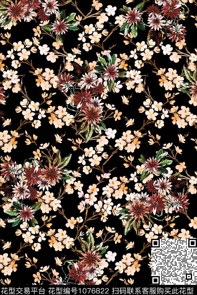 dh2018--188.jpg - 1076822 - 数码花型 民族风 抽象 - 数码印花花型 － 女装花型设计 － 瓦栏