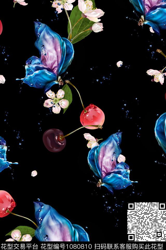 xcwh0946.jpg - 1080810 - 秋冬花型 数码花型 花卉 - 数码印花花型 － 女装花型设计 － 瓦栏