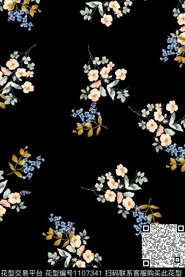 289.jpg - 1107341 - 满版散花 数码花型 小碎花 - 数码印花花型 － 女装花型设计 － 瓦栏