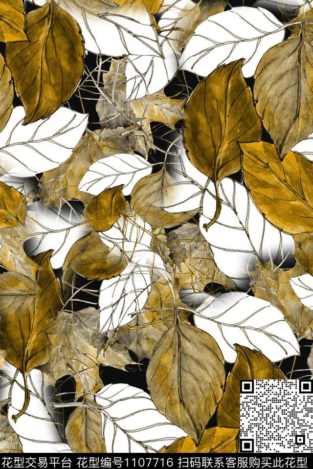 AI1808-1 (3).jpg - 1107716 - 秋冬花型 绿植树叶 肌理 - 数码印花花型 － 女装花型设计 － 瓦栏