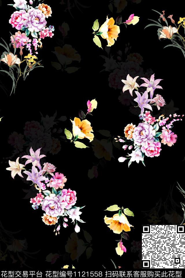 20180917-5.jpg - 1121558 - 女装 数码花型 花卉 - 数码印花花型 － 女装花型设计 － 瓦栏