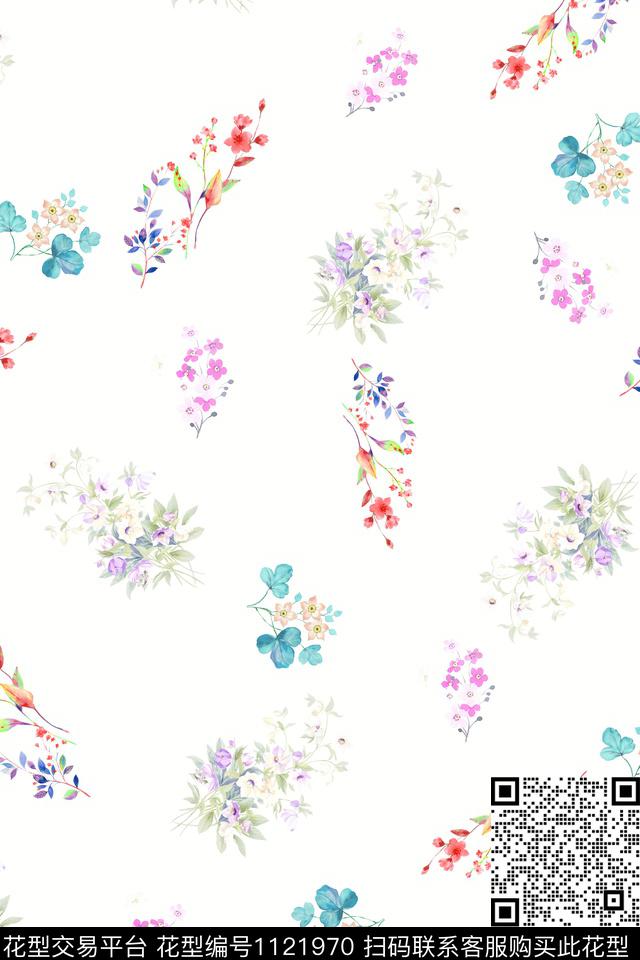 瓦 (6).jpg - 1121970 - 数码花型 花卉 满版散花 - 数码印花花型 － 女装花型设计 － 瓦栏