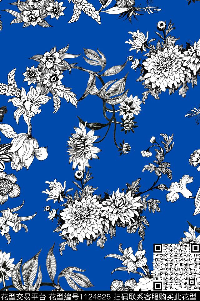 yc1-7--.jpg - 1124825 - 手绘花卉 抽象 花卉 - 数码印花花型 － 女装花型设计 － 瓦栏