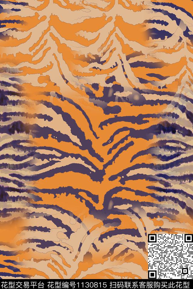 181102-动物纹-4-00.jpg - 1130815 - 动物花卉 动物纹 抽象 - 数码印花花型 － 女装花型设计 － 瓦栏