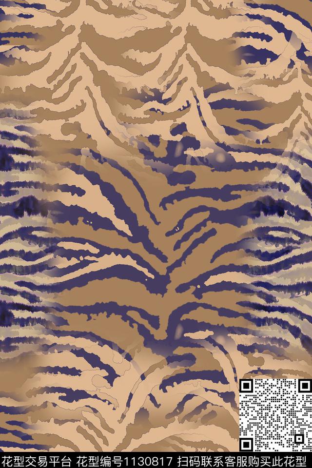 181102-动物纹-4-3.jpg - 1130817 - 动物花卉 动物纹 抽象 - 数码印花花型 － 女装花型设计 － 瓦栏