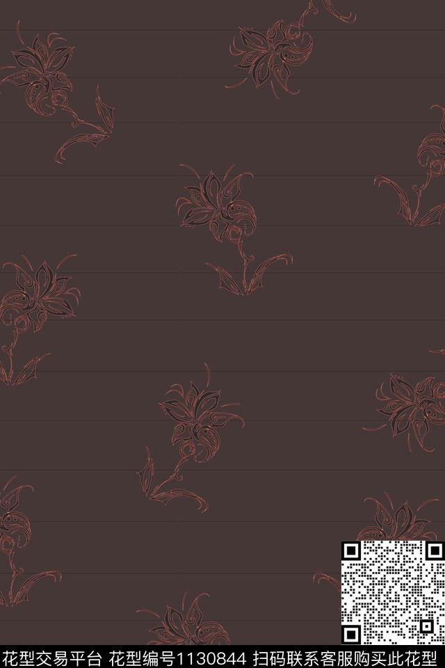 pj184.jpg - 1130844 - 秋冬花型 数码花型 几何 - 数码印花花型 － 女装花型设计 － 瓦栏