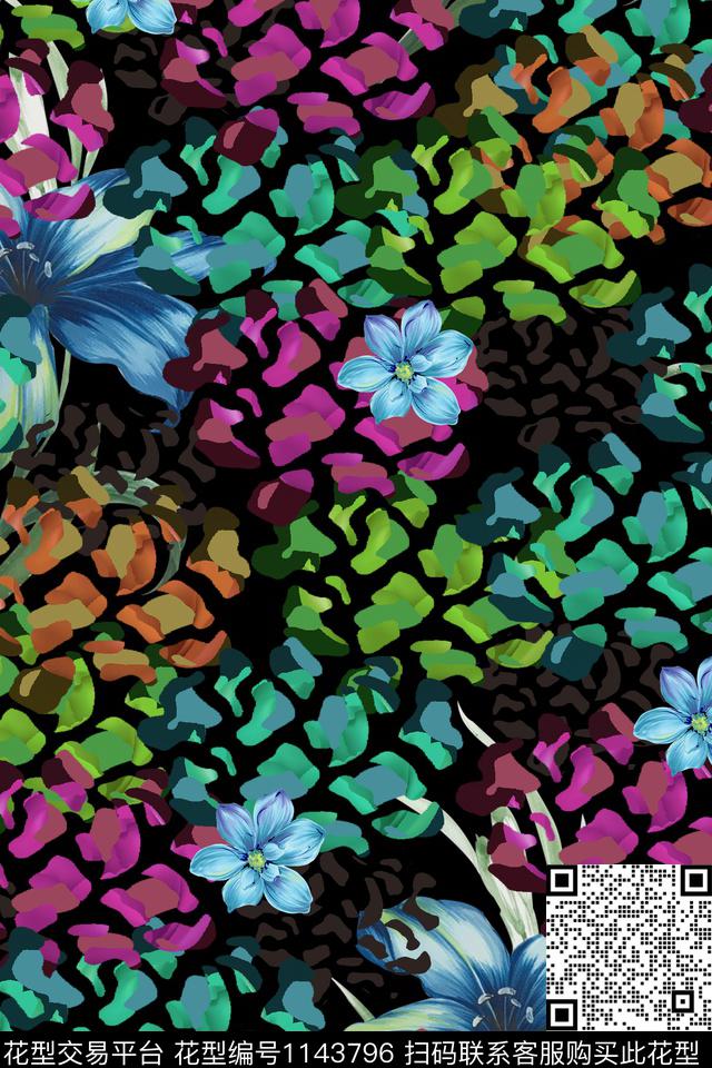 20181112003.jpg - 1143796 - 大牌风 抽象 数码花型 - 数码印花花型 － 女装花型设计 － 瓦栏