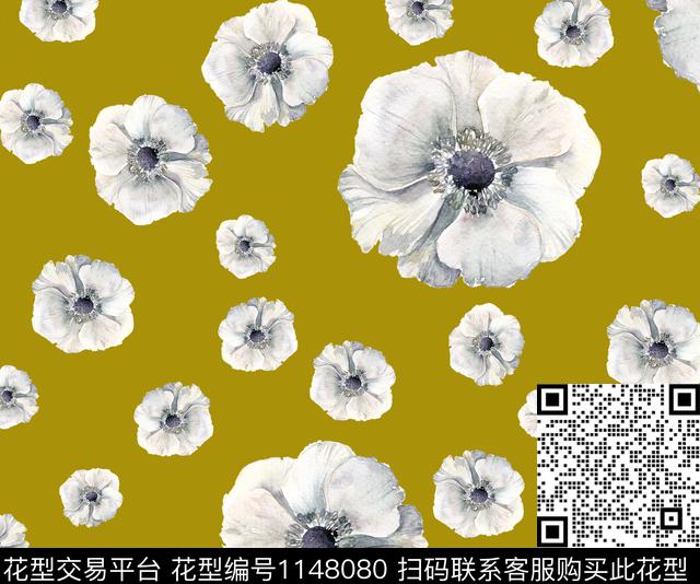 ES1128-3.jpg - 1148080 - 大牌风 春夏花型 水彩花卉 - 传统印花花型 － 女装花型设计 － 瓦栏