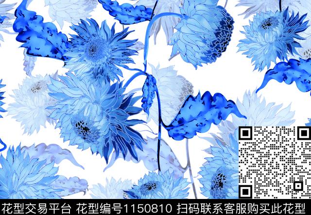 1135.jpg - 1150810 - 数码花型 雪纺 花卉 - 数码印花花型 － 女装花型设计 － 瓦栏