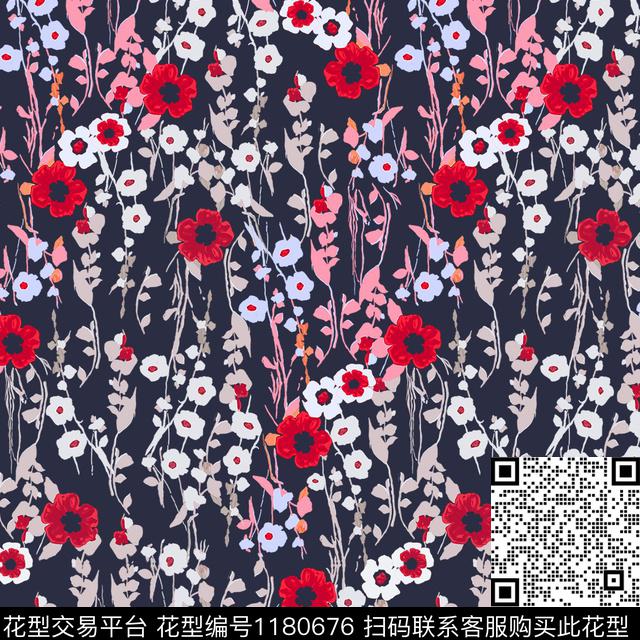 4.jpg - 1180676 - 数码花型 大花 花卉 - 数码印花花型 － 女装花型设计 － 瓦栏