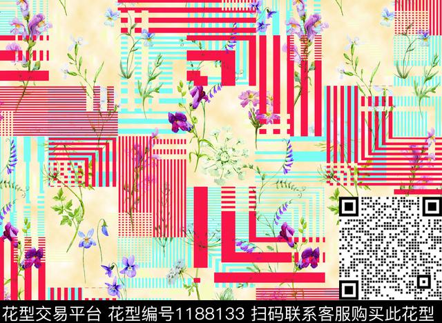 5.jpg - 1188133 - 女装 抽象 抽象花卉 - 数码印花花型 － 女装花型设计 － 瓦栏