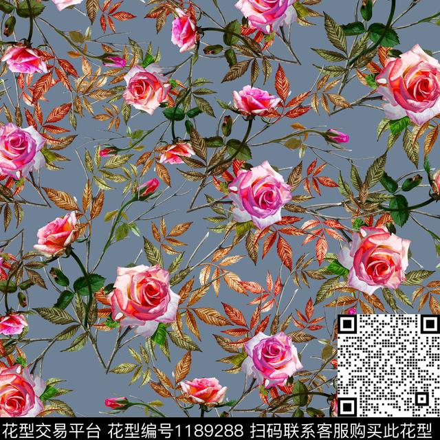 05.jpg - 1189288 - 数码花型 手绘 大牌风 - 数码印花花型 － 女装花型设计 － 瓦栏