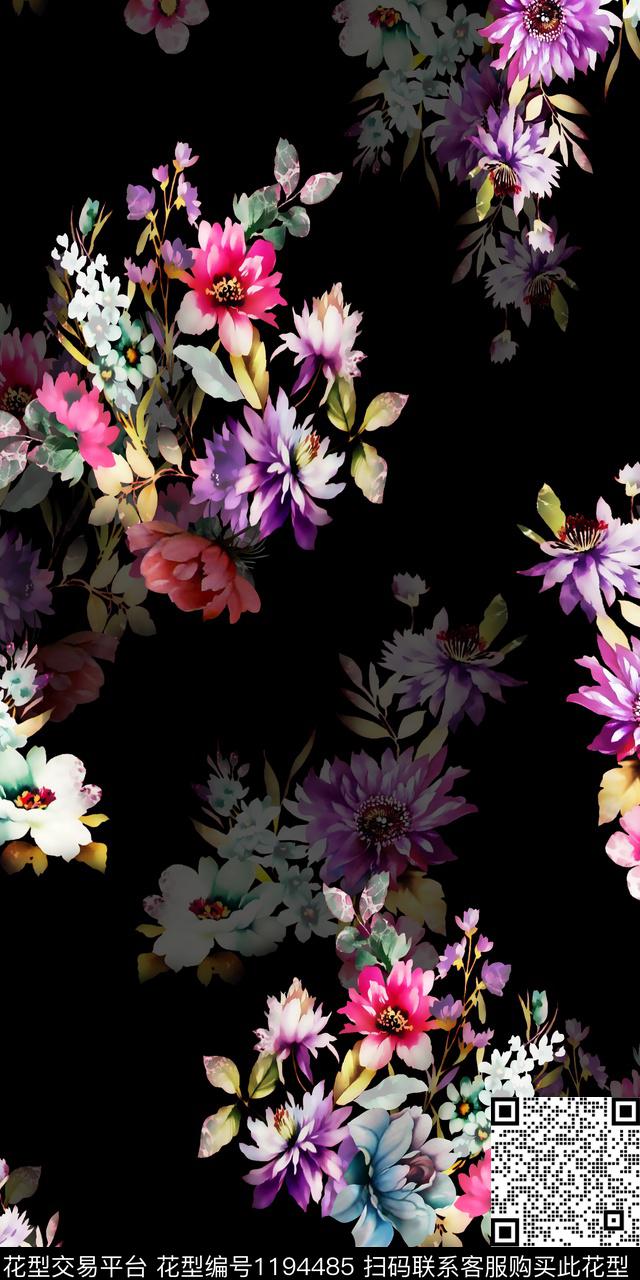 c16.jpg - 1194485 - 数码花型 花卉 大牌风 - 数码印花花型 － 女装花型设计 － 瓦栏