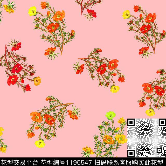 zj-132.jpg - 1195547 - 花卉 植物 - 数码印花花型 － 女装花型设计 － 瓦栏
