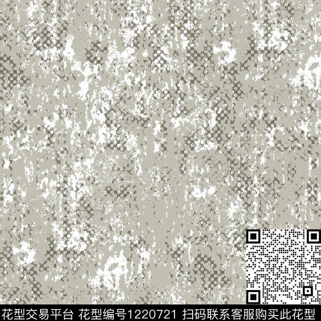 麻小肌理18.76x18.76.jpg - 1220721 - 肌理 简约 满版散花 - 传统印花花型 － 沙发布花型设计 － 瓦栏