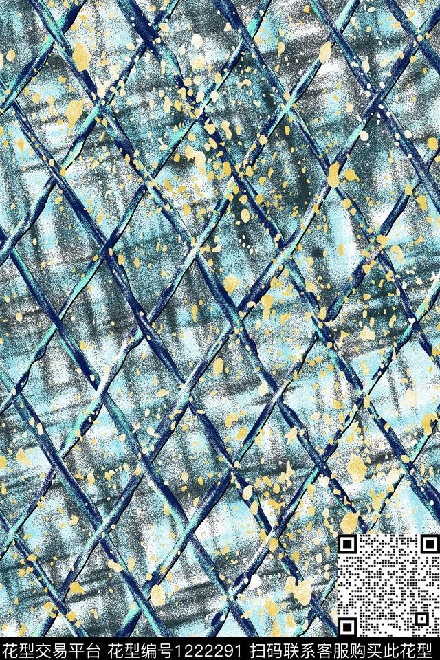 rscwl008.jpg - 1222291 - 古典花纹 线条画 几何 - 传统印花花型 － 男装花型设计 － 瓦栏