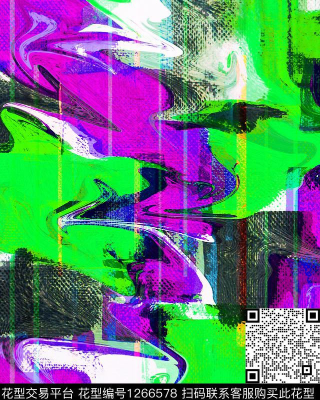 digital2.jpg - 1266578 - 几何 抽象 撞色 - 数码印花花型 － 男装花型设计 － 瓦栏