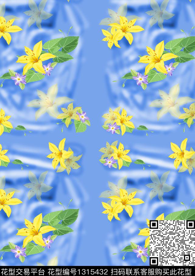4.jpg - 1315432 - 花卉 抽象 小碎花 - 数码印花花型 － 其他花型设计 － 瓦栏