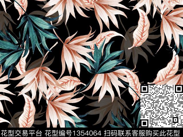 H-180..jpg - 1354064 - 趋势花型 花卉 大牌风 - 数码印花花型 － 女装花型设计 － 瓦栏