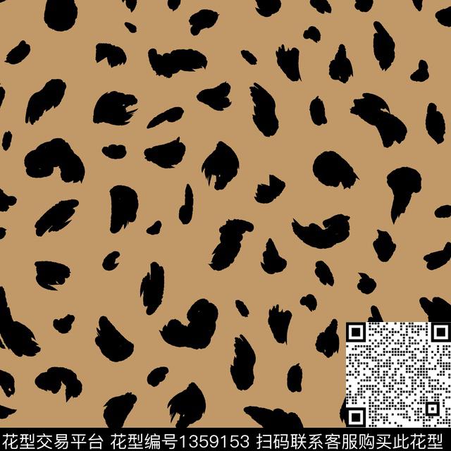baowen.jpg - 1359153 - 几何 豹子 动物纹 - 传统印花花型 － 女装花型设计 － 瓦栏