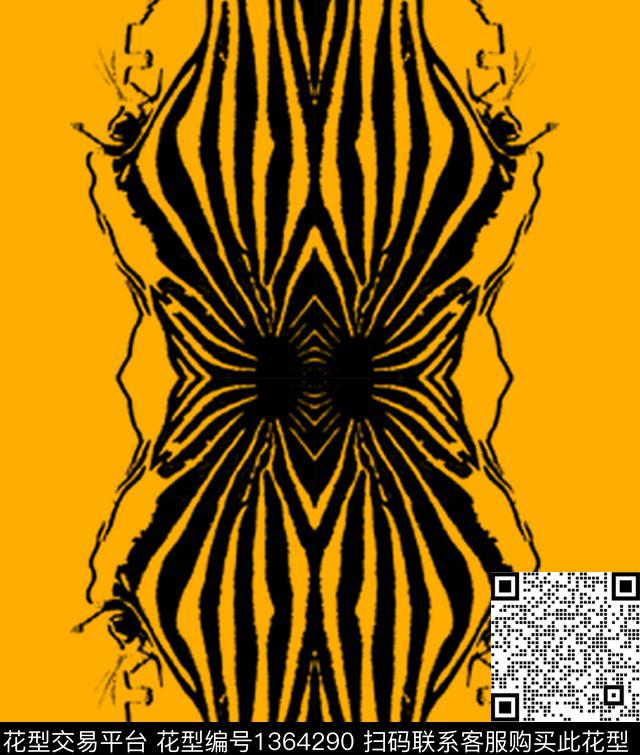 jihe.jpg - 1364290 - 几何 斑马纹 条纹 - 数码印花花型 － 女装花型设计 － 瓦栏