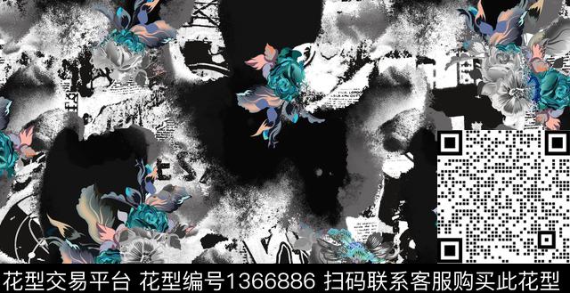 hk2.jpg - 1366886 - 复古 抽象男装 大牌风 - 数码印花花型 － 男装花型设计 － 瓦栏
