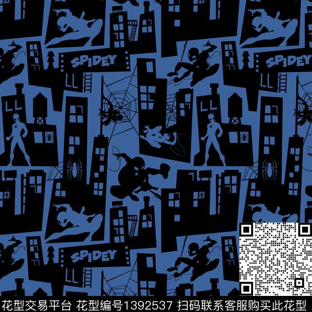 R2006066A.jpg - 1392537 - 恐龙 长颈鹿 卡通人物 - 数码印花花型 － 童装花型设计 － 瓦栏