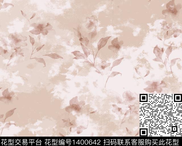 2021229.jpg - 1400642 - 扎染花型 抽象花卉 花卉 - 数码印花花型 － 女装花型设计 － 瓦栏