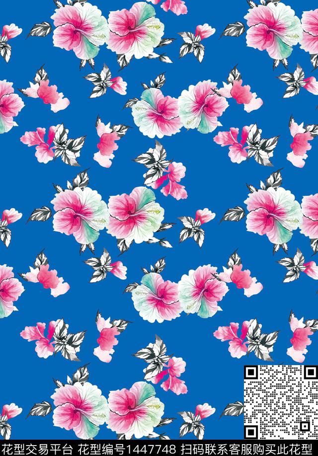 12-2.jpg - 1447748 - 动物花卉 几何花卉 绿植树叶 - 数码印花花型 － 女装花型设计 － 瓦栏