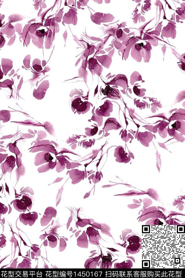 SS2021055-a.jpg - 1450167 - 水彩 女装 花卉 - 数码印花花型 － 女装花型设计 － 瓦栏