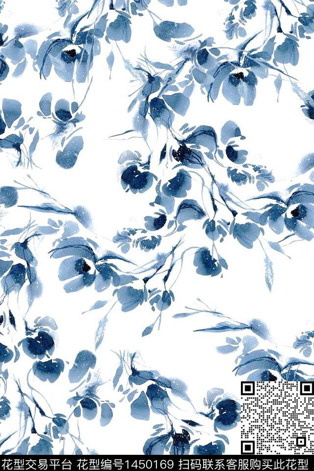SS2021055-d.jpg - 1450169 - 水彩 女装 花卉 - 数码印花花型 － 女装花型设计 － 瓦栏