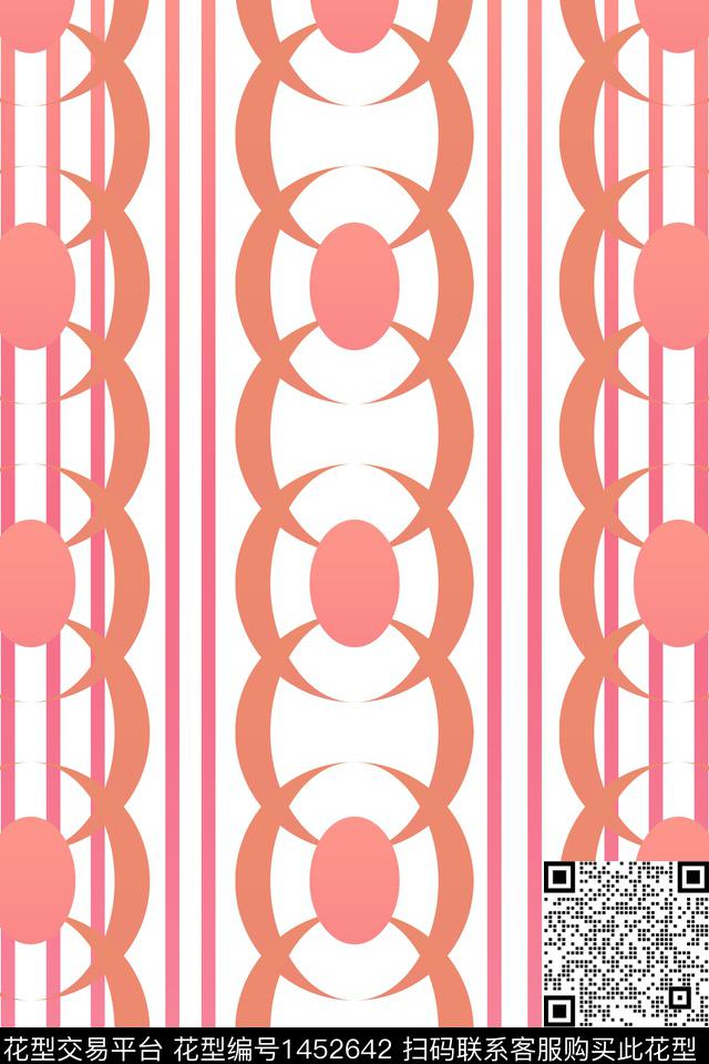 2021-9-16线条.jpg - 1452642 - 水彩 格子 几何 - 数码印花花型 － 泳装花型设计 － 瓦栏