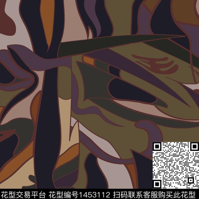 R2110084.jpg - 1453112 - 迷彩 大牌风 SACAI - 传统印花花型 － 男装花型设计 － 瓦栏