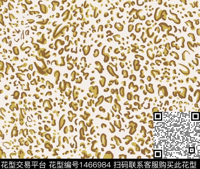 21-12-4豹纹回路.jpg - 1466984 - 豹纹 动物纹 休闲 - 数码印花花型 － 女装花型设计 － 瓦栏