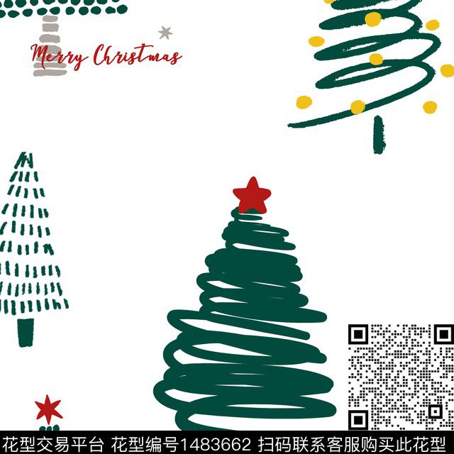 TL-20220315-4.jpg - 1483662 - 圣诞 可爱 卡通 - 传统印花花型 － 床品花型设计 － 瓦栏