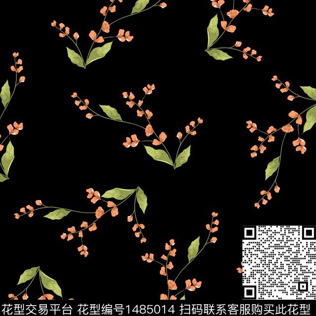 Orst_gmd0608L.jpg - 1485014 - 女装 花卉 小碎花 - 数码印花花型 － 女装花型设计 － 瓦栏