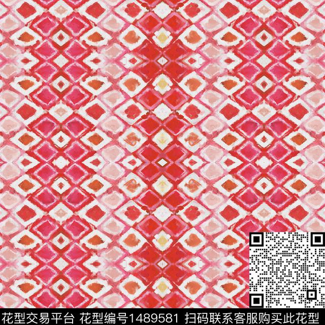 zy4-7 (1).jpg - 1489581 - 几何 扎染花型 条纹 - 数码印花花型 － 女装花型设计 － 瓦栏