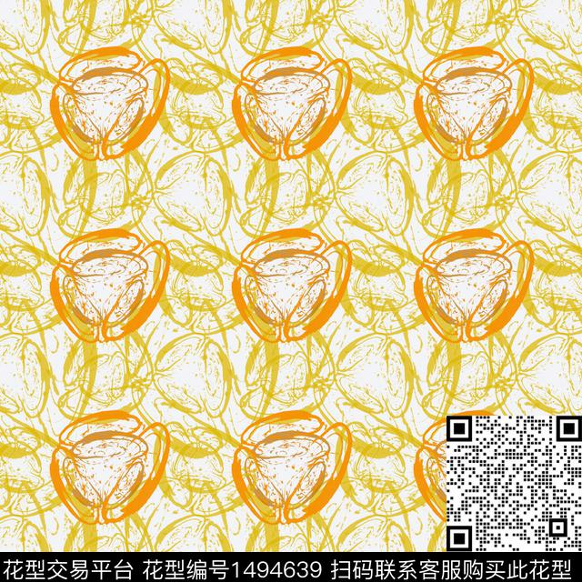 20220401-ysjl-5-00.jpg - 1494639 - 几何 肌理 迷彩 - 传统印花花型 － 男装花型设计 － 瓦栏