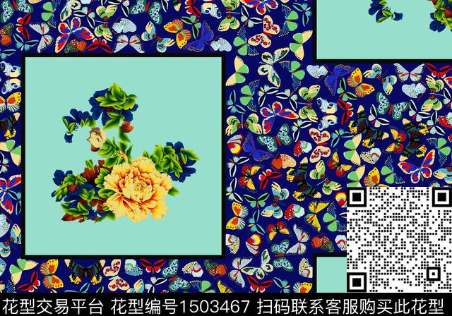JLT2207005.jpg - 1503467 - 定位花 民族风 大牌风 - 传统印花花型 － 女装花型设计 － 瓦栏