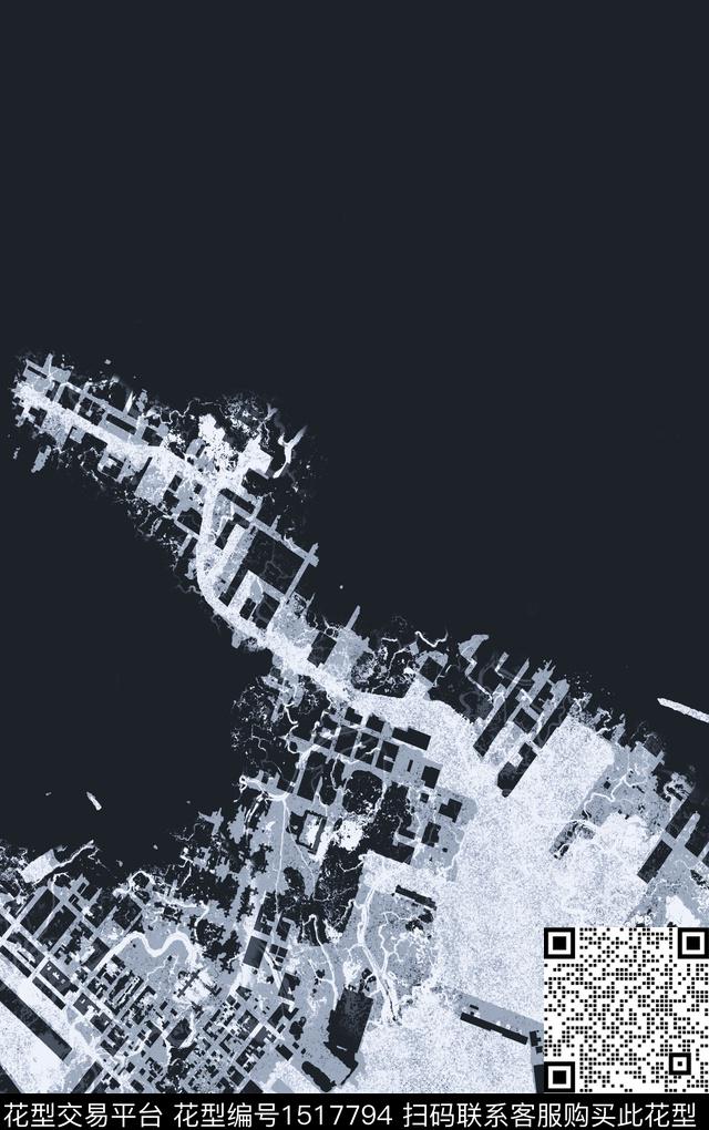 R2210118.jpg - 1517794 - 地图 肌理 黑白花型 - 数码印花花型 － 男装花型设计 － 瓦栏