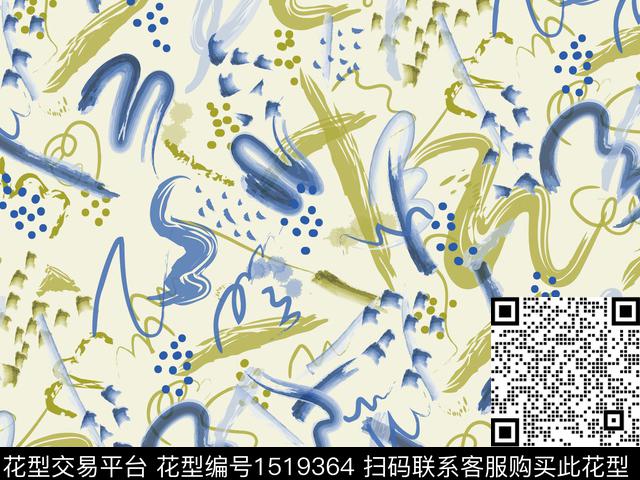 h2263.jpg - 1519364 - 线条 抽象 女装 - 数码印花花型 － 女装花型设计 － 瓦栏