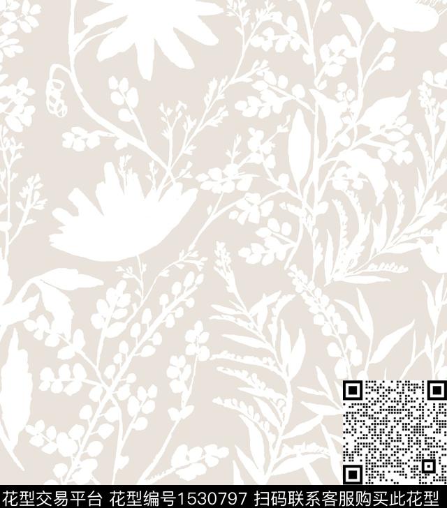 TL-151103-2.jpg - 1530797 - 大牌风 植物 手绘花卉 - 传统印花花型 － 窗帘花型设计 － 瓦栏