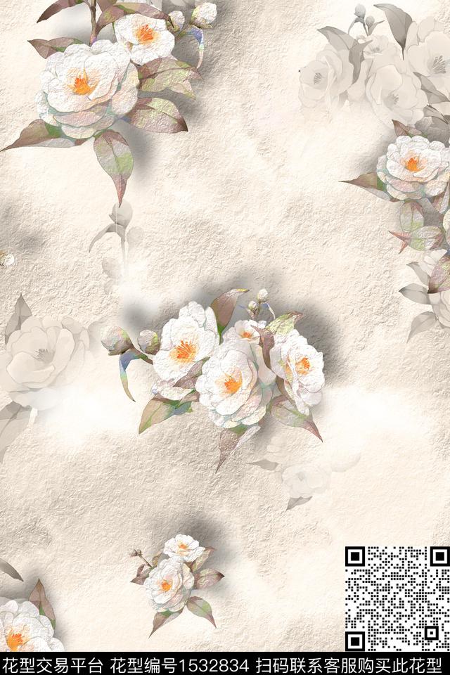 1 (2).jpg - 1532834 - 底纹 花卉 数码花型 - 数码印花花型 － 女装花型设计 － 瓦栏