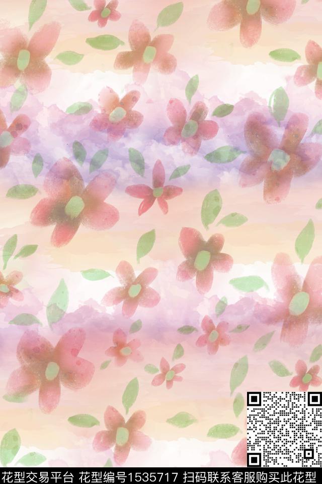 p4.jpg - 1535717 - 水彩 水彩花卉 花卉 - 数码印花花型 － 女装花型设计 － 瓦栏